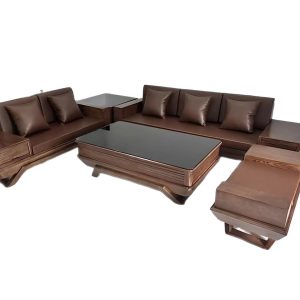 Bàn ghế Sofa 2 văng chân quỳ hàng dày 3cm- 4cm SF1