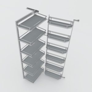 Giá gia vị inox 304 lọ gia vị tủ cao Kara swing