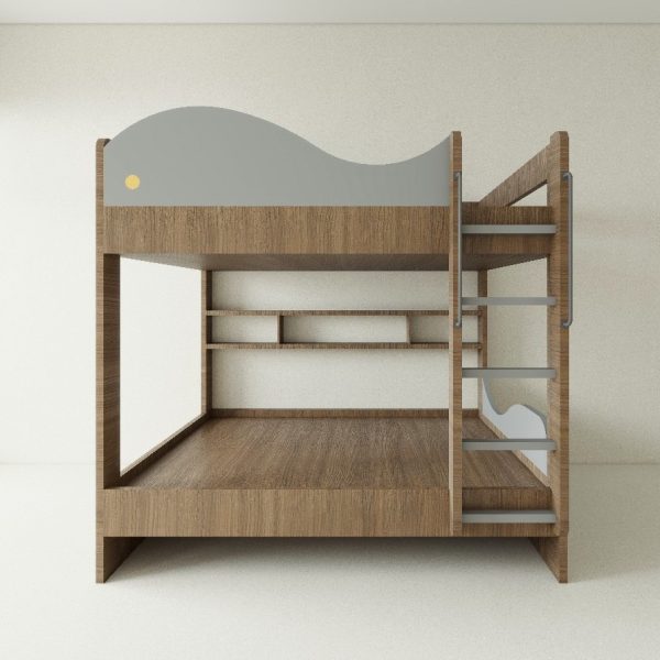 Giường tầng gỗ MDF đơn giản GTTD03