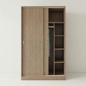 Tủ Quần Áo Gỗ Công Nghiệp Cánh Lùa TATD01