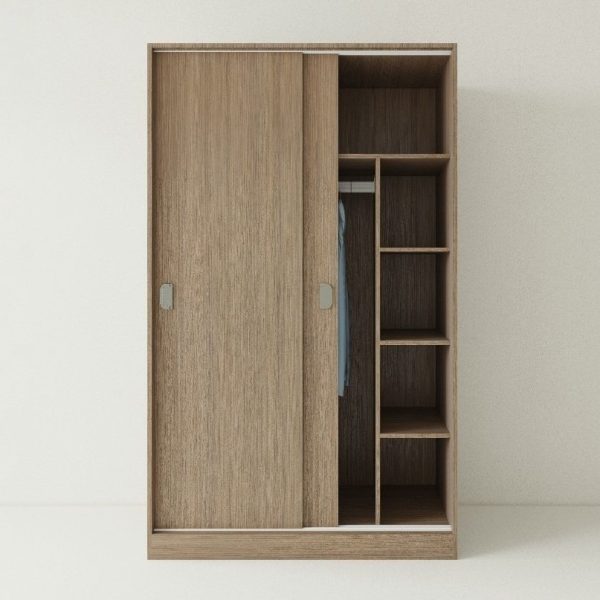 Tủ Quần Áo Gỗ Công Nghiệp Cánh Lùa TATD01