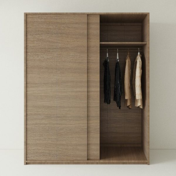 Tủ Quần Áo Gỗ MDF Cánh Lùa TATD26