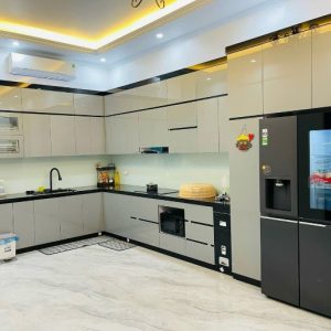 Tủ bếp Nhựa Picomat Cánh Kính CN14